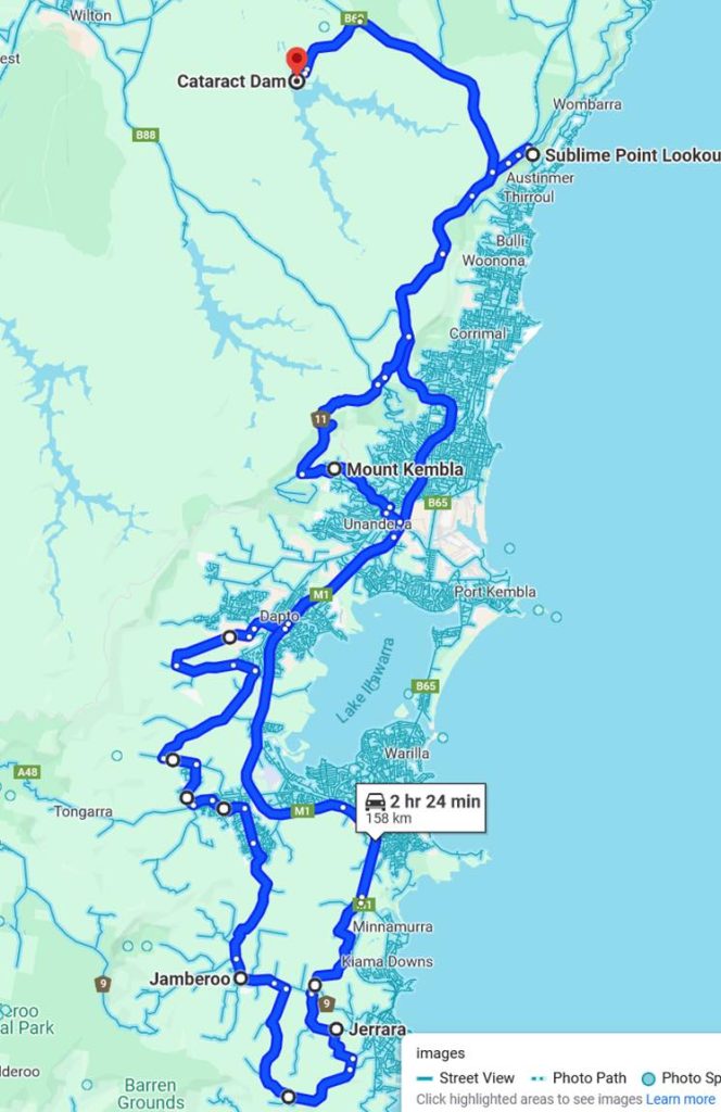 12 Oct 2024: Hosting the Sydney Branches Ride - Map